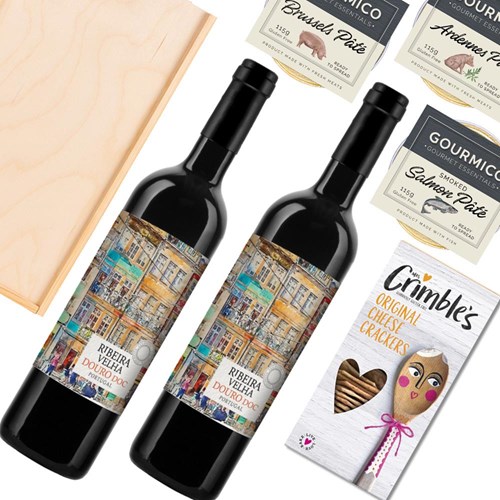 Ribeira Velha Douro Tinto 75cl Red Wine And Pate Duo Gift Box